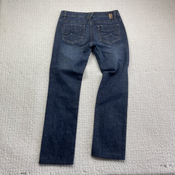 Union Bay Jeans Ginger Stretch Sz 9 Blue Slim Straight Medium Wash Casual Denim - Picture 8 of 10